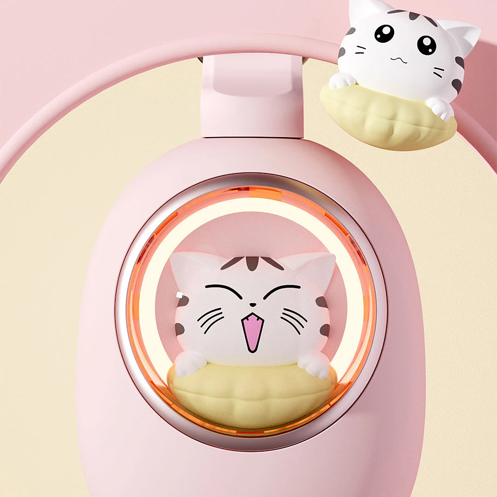 NEW Cute Pet Wireless Bluetooth Headphone With Mic Gaming Headset Noise Canceling Foldable Stereo Headset