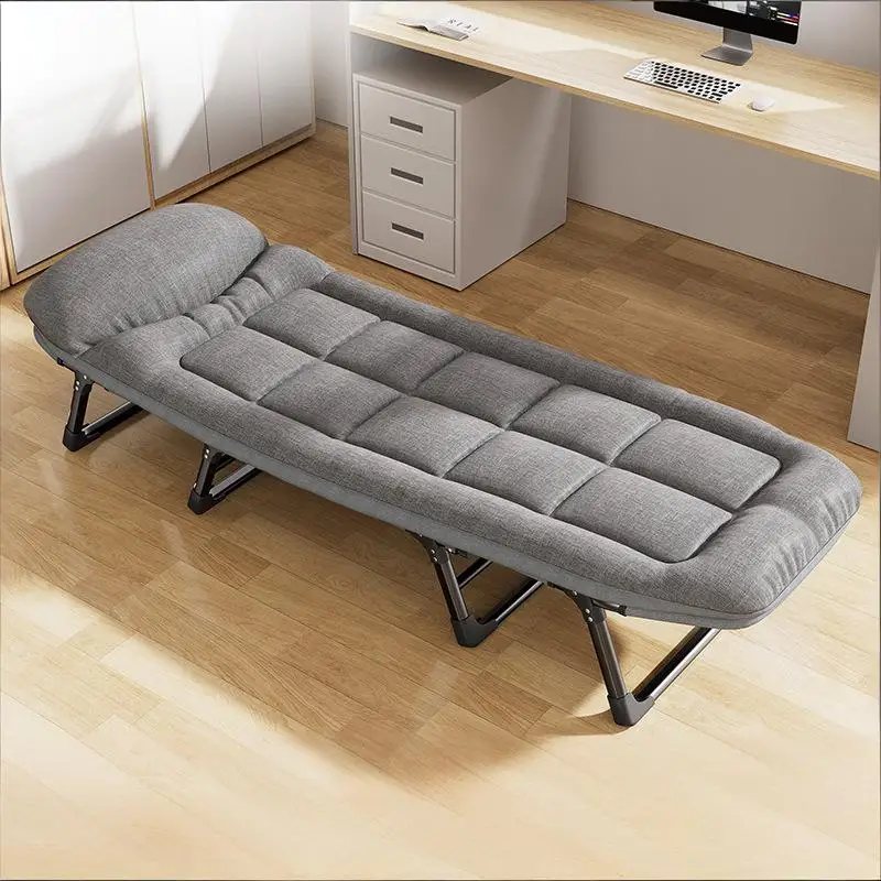 Folding recliner, office nap/rest, single recliner, companion bed, single bed, home use, outdoor camping, simple cot