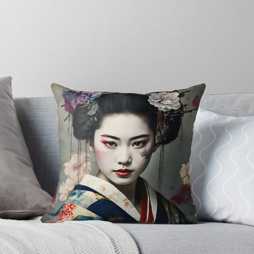 

Декоративная подушка Geisha, рождественские украшения, 2025, наволочка для дивана, подушка