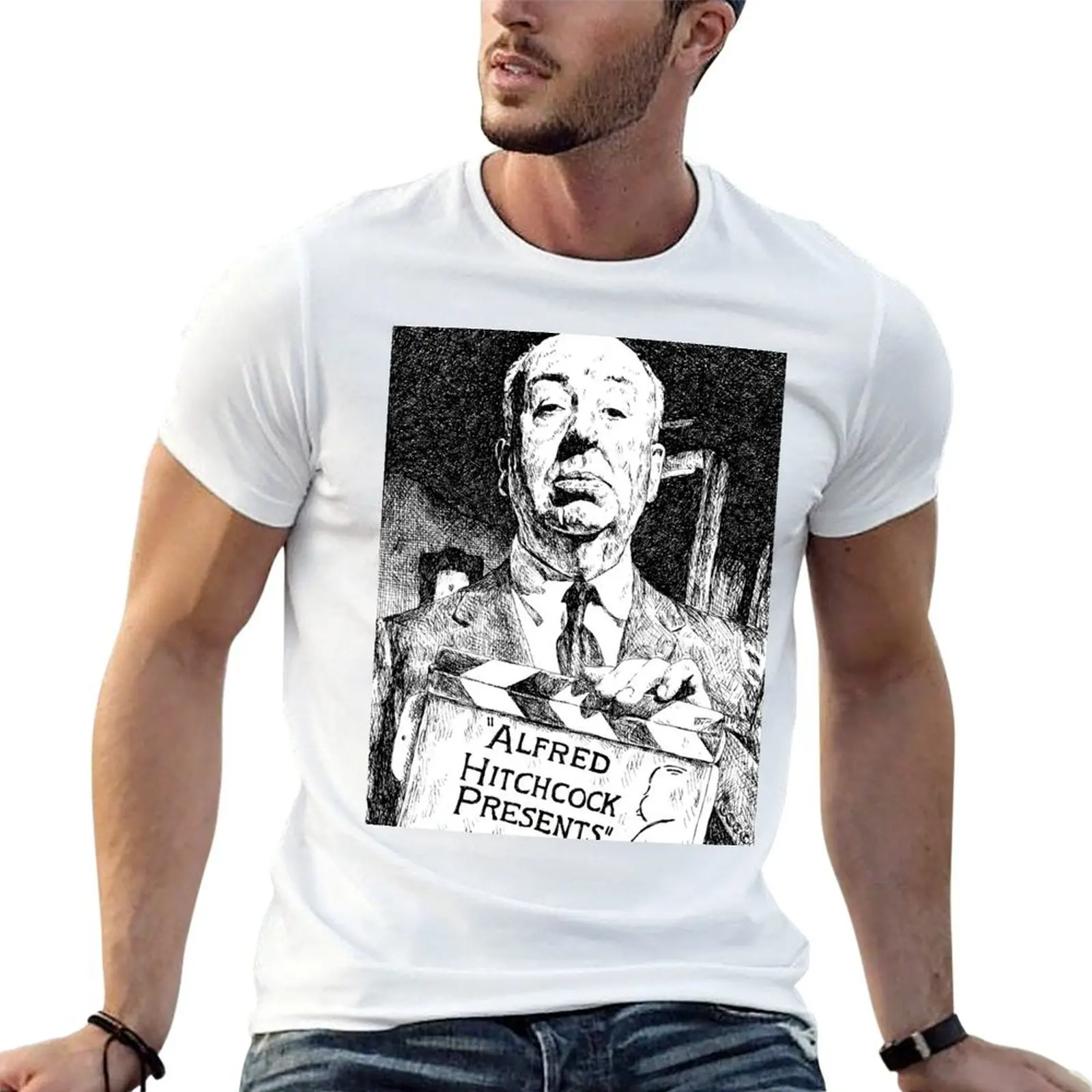 

Alfred Hitchcock Presents T-Shirt t shirt personalised t shirt man designer t shirts for man cotton funny T-Shirt