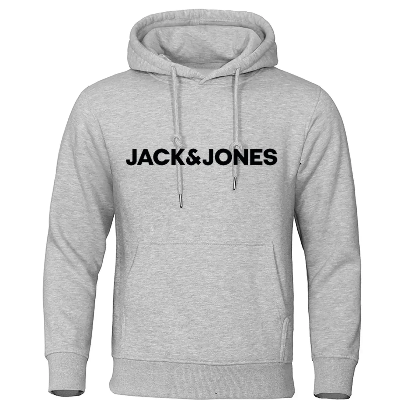 Ropa Deportiva informal para hombre, Sudadera con capucha de corte holgado, tela cómoda y diseño estampado de Jack y Jones, 2024