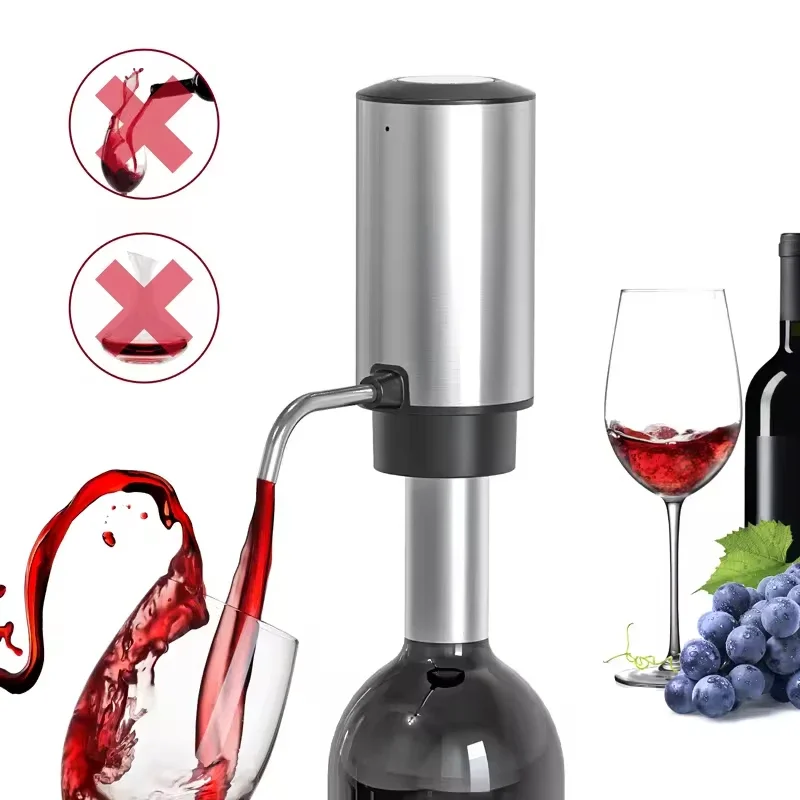 Intelligent Electric Wine Aerator and Dispenser with TYPE-C Rechargeable Function - Stylish Tool for Perfect Wine Pouring view 6
