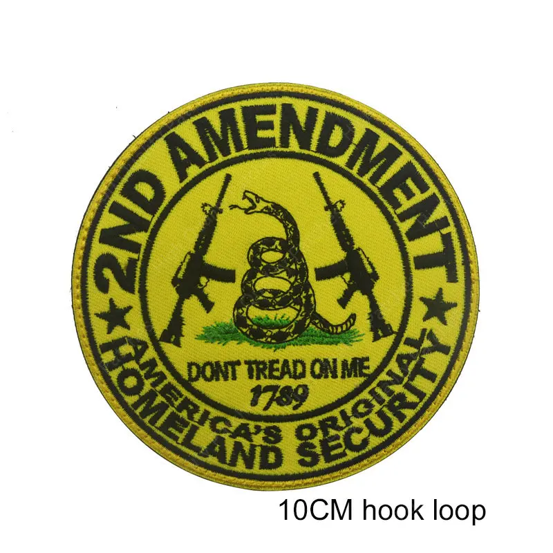 Gadsden Flag Patch Parodie Schlange tritt nicht auf mich kein Schritt auf Snek taktisches Abzeichen ir reflektierende Multi cam Applique PVC Power Dtom