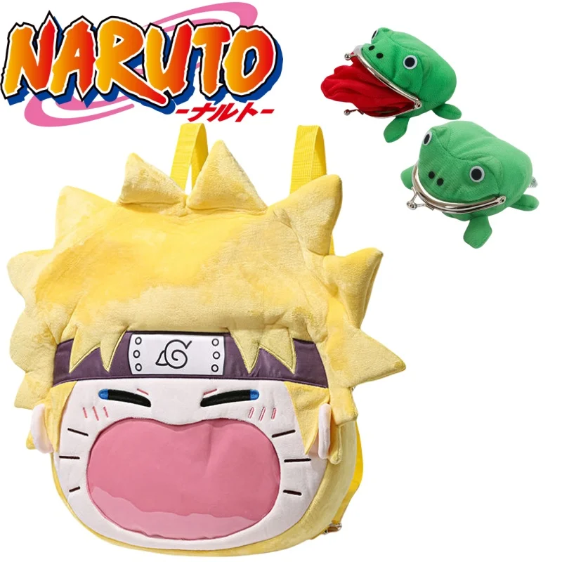 Bandai nuevo bolso cruzado de Naruto dibujos animados Gaara Uzumaki Naruto Itabag mercancía de Anime bidimensional regalos de vacaciones para niñas