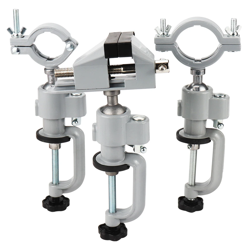 Настольные тиски 2 в 1,Стойка-держатель для электрической дрели,  многофункциональный кронштейн для дрели,Аксессуар для шлифовального станка,Dremel