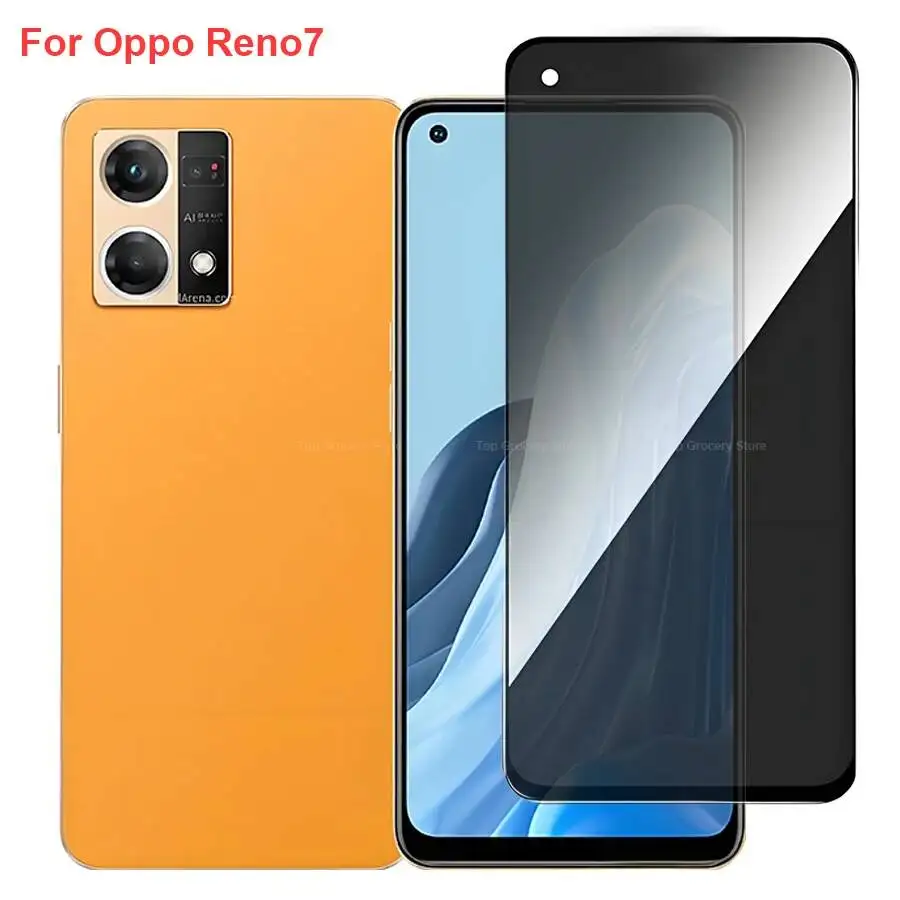 

Oppo Reno7 CPH2363 Anti Spy Privacy Tempered Glass Protector Compatible For Opporeno7 Full Cover Screen Phone Film