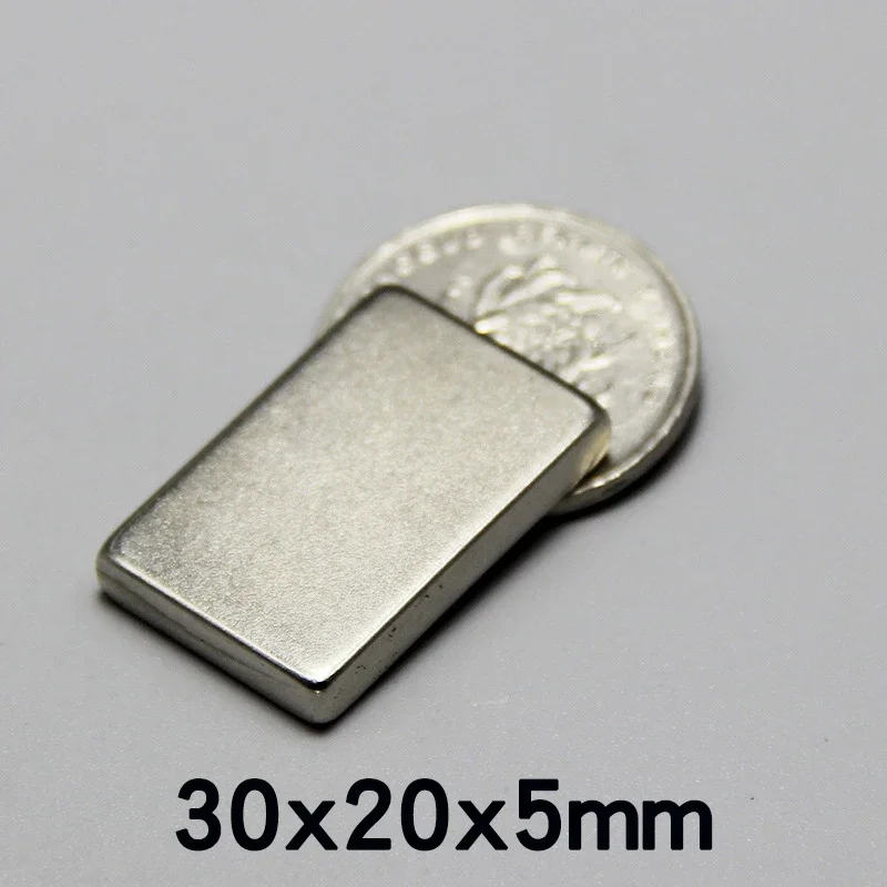 30x20x5mm NdFeB Super Strong Neodymium Magnet Block Permanent Magnet Powerful Magnets N35 Magnetic 30*20*5mm