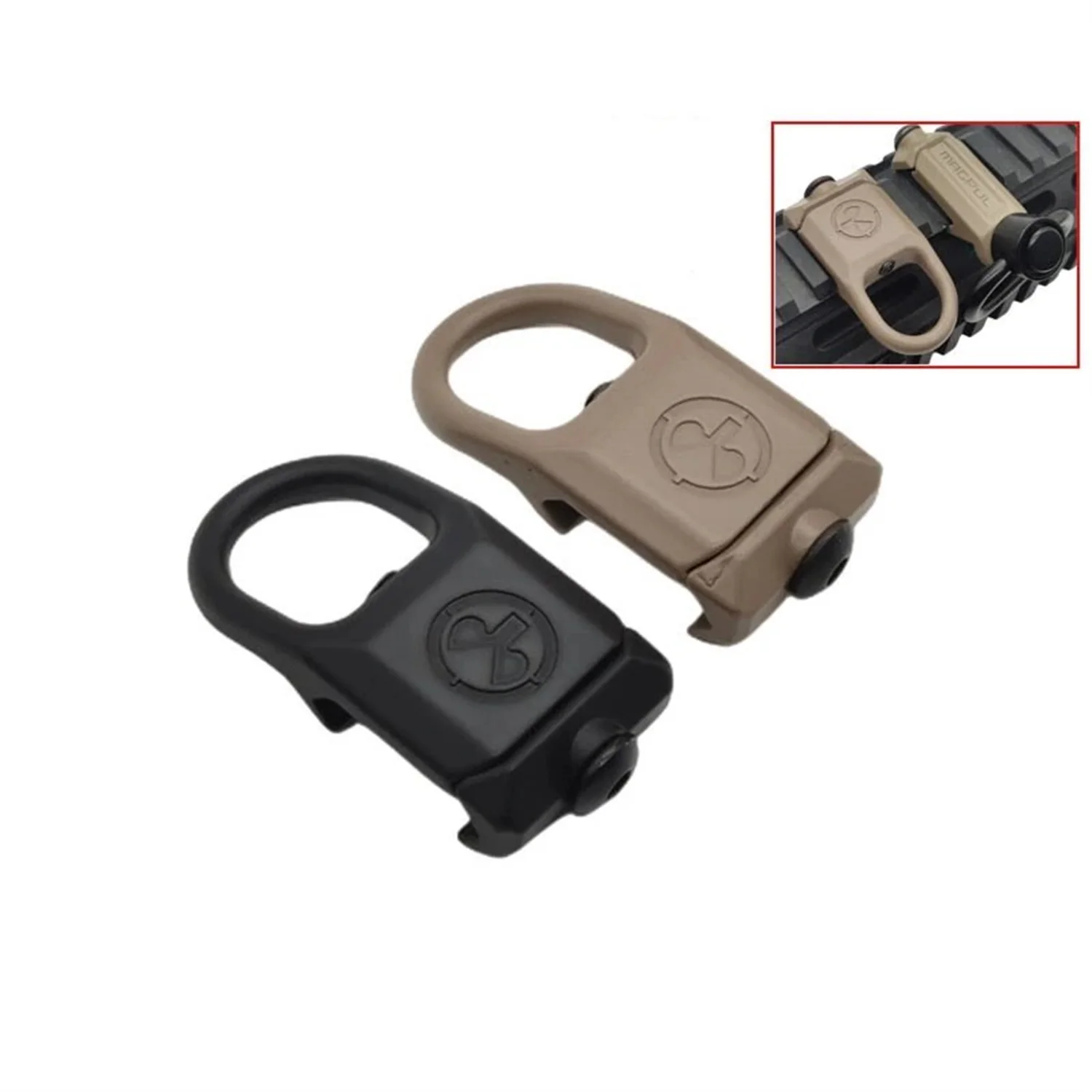 Tactical Quick Detach RSA GBB Buckle QD Sling Steel Mount Attachment Adapter Fit 20mm Rail Hunting Tool Buckle Clip Accessories