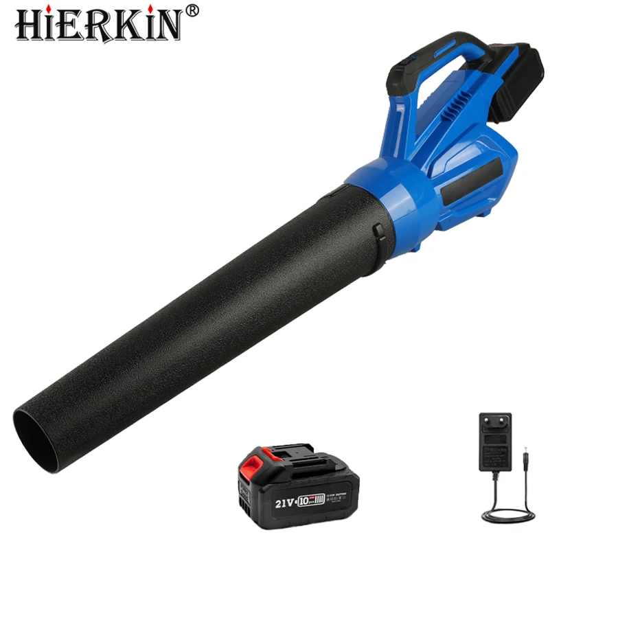 

High-Power 21V/20V Industrial Cordless Electric Leaf Blower Mini Garden Snow Blower Lithium Battery Charging Manual Air Blower