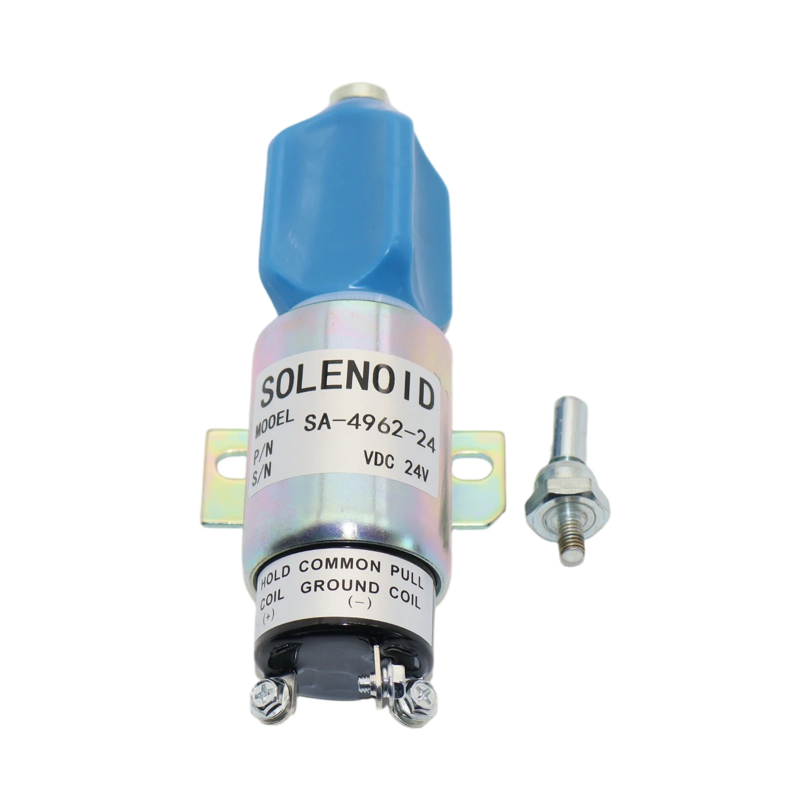 24V Fuel Shut Off Solenoid 1751-24E7U1B1A SA-4148-T For Volvo ZF Mitsubishi 6D24 Doosan Cummins Hyundai R160LC-R R180LC-R