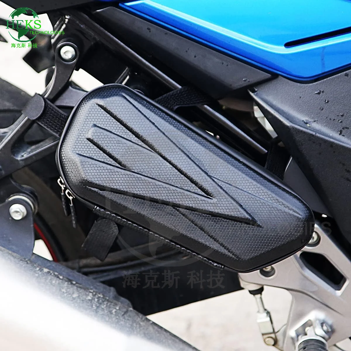 

Motorcycle Tail Bag Saddle Bag Bike Waterproof Frame Bag EVA Hard Shell Side Hanging Bag Seat Tube Accessories Storage Packge