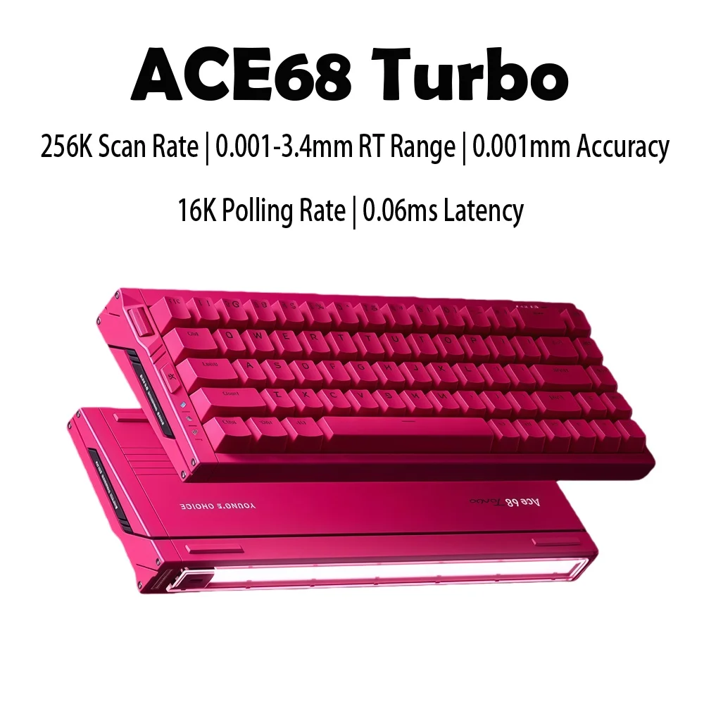 MCHOSE ACE68 Turbo Mechanical Gaming Keyboard Customized 0.001mm