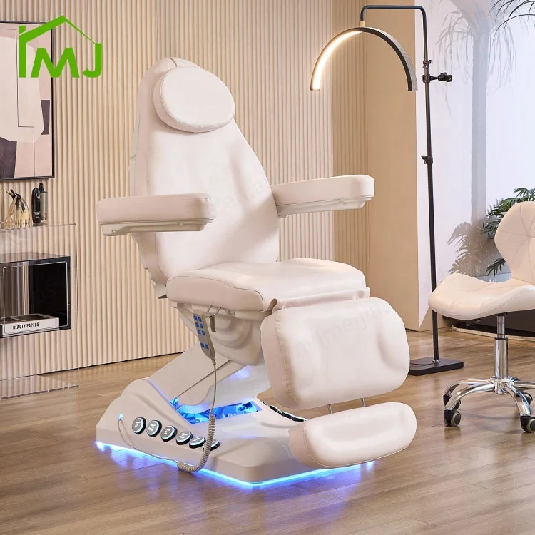 

Modern Cosmetic Salon Facial Massage Reclining Hydraulic Electric Beauty Lash Bed