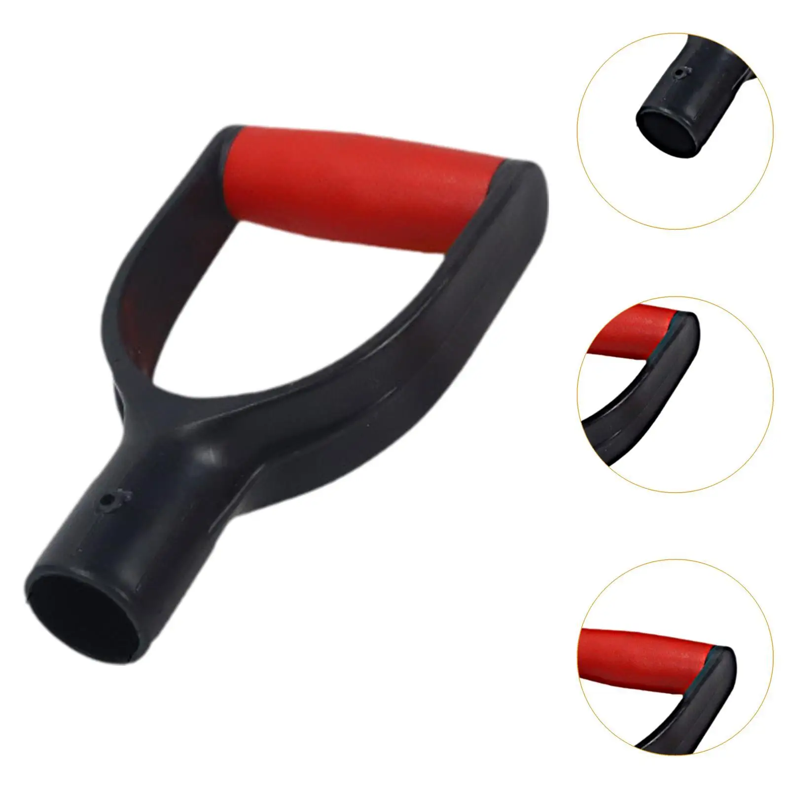 Shovel D Grip Handle 32mm Inner Diameter Durability for Digging Raking Tool Garden Accessories Snow Shovel Top Handle Replace