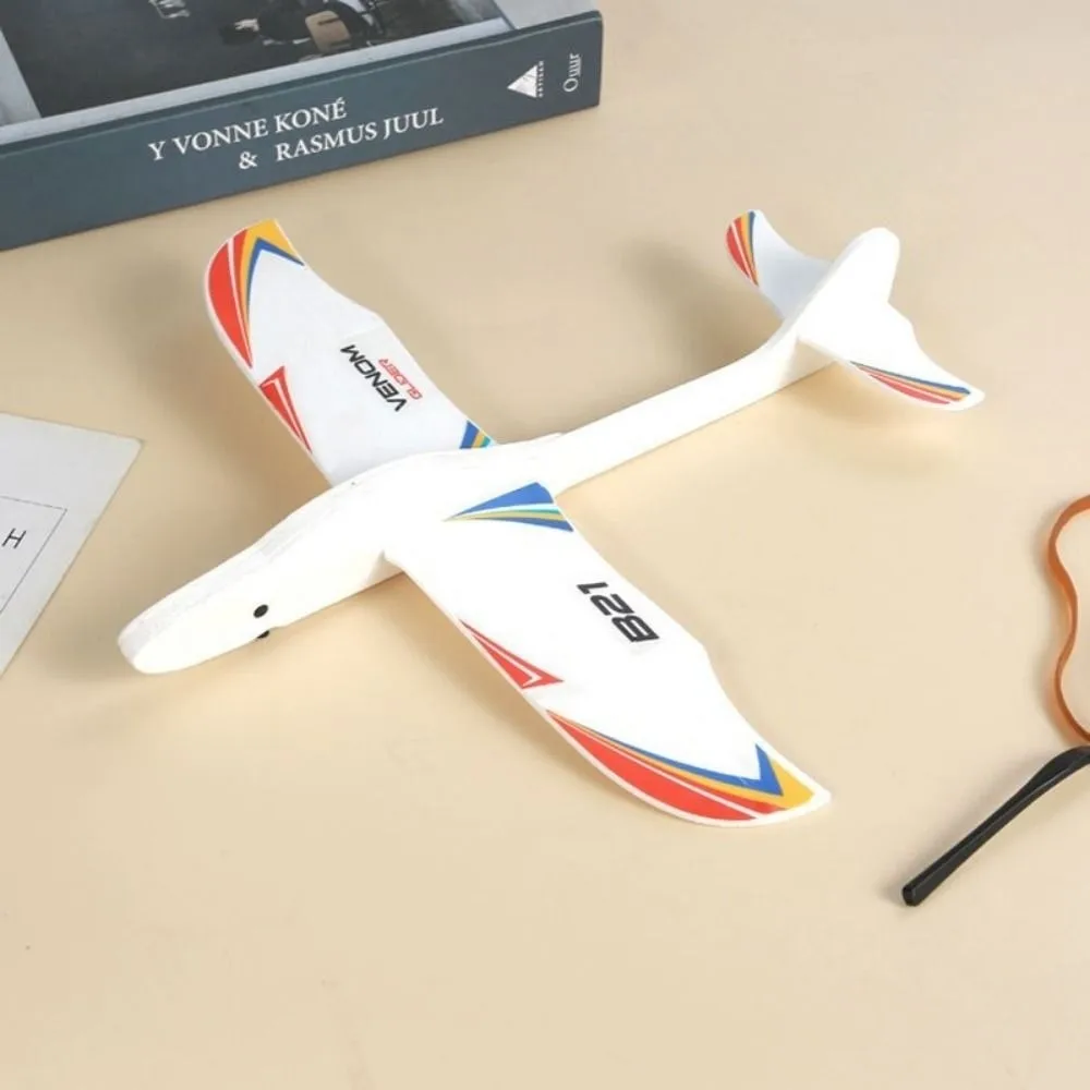 

Ligthweight Airplane Glider Toy Model Popular 3 Styles Rubber Band Powered Helicopter Students Flight Competition