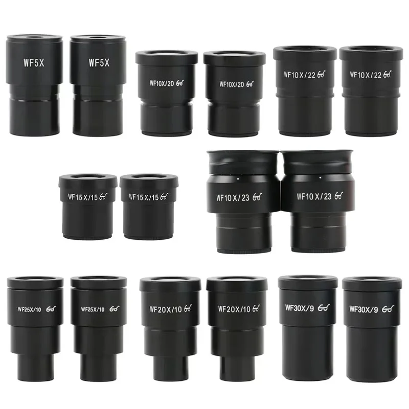 1 WF10X WF15X WF20X WF25X WF30X 20 Mm 15 Mm 10 Mm 9 Mm WF10X/20 Cao Mắt -Điểm Kính Mắt Cho Âm Thanh Stereo Kính Hiển Vi Trường Rộng
