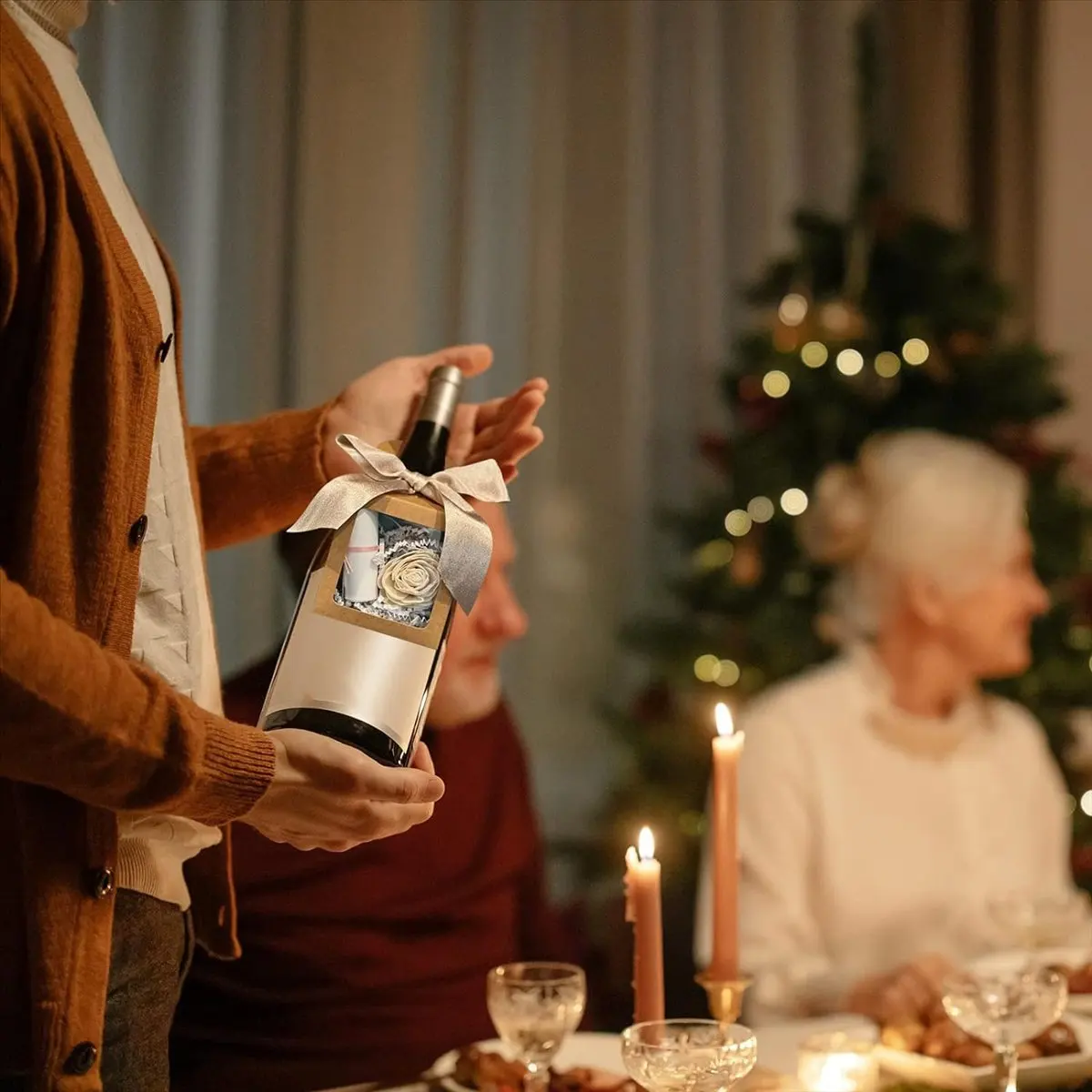 

Just- Коробка для бутылок вина с окном, подарочная коробка для вина на 30 шт., коробки для вина, коробка для сувениров, коробка для упаковки мыла, коробка для подарка, коричневая