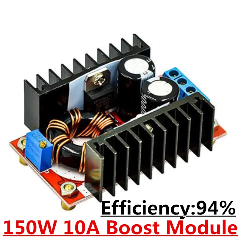 120W 150W DC-DC Boost Converter Step Up Power Supply Module 10-32V To 12-35V 10A Laptop Voltage Charge Board