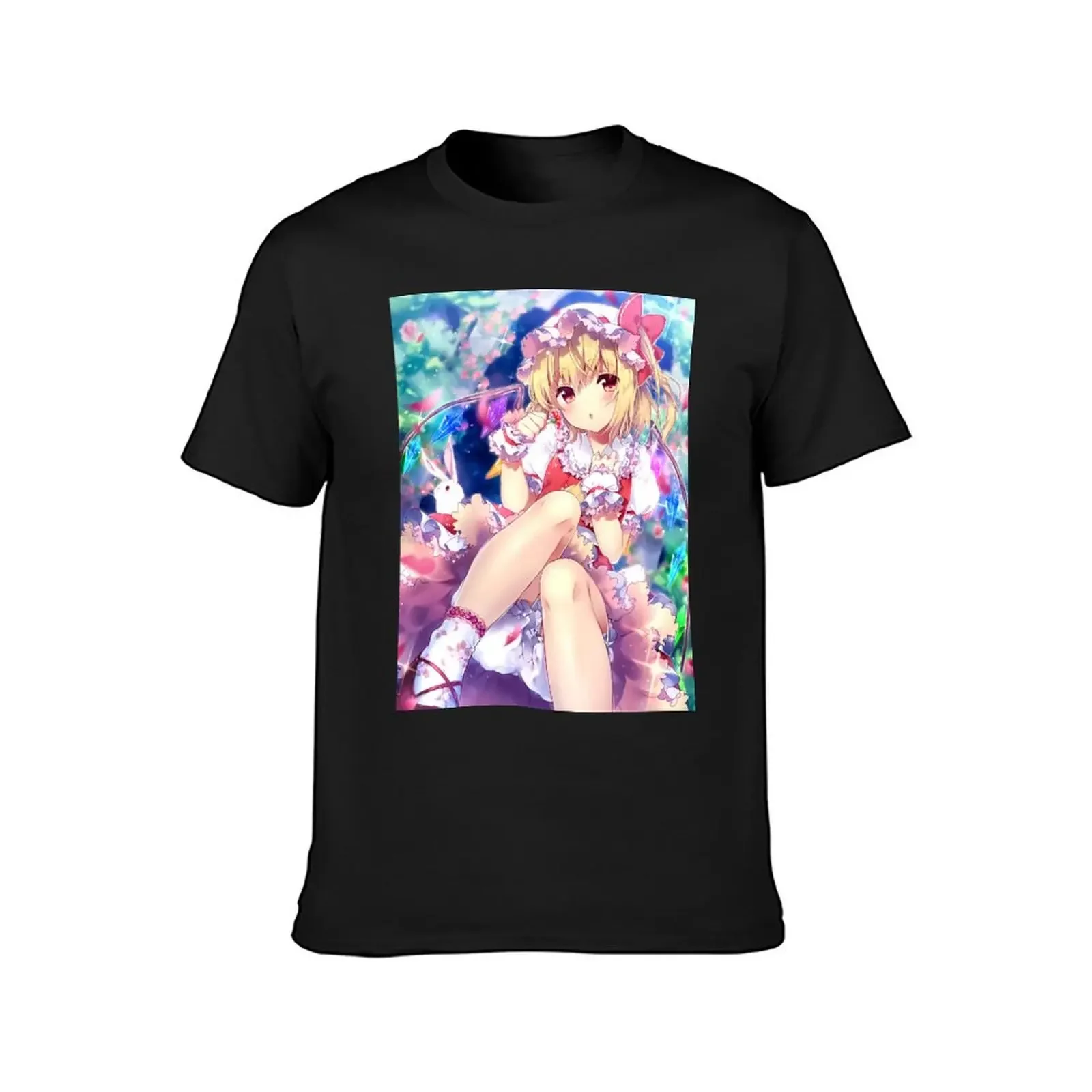 Flandre Scarlet Touhou Anime Waifu T-Shirt anime clothes korean fashion mens plain t shirts