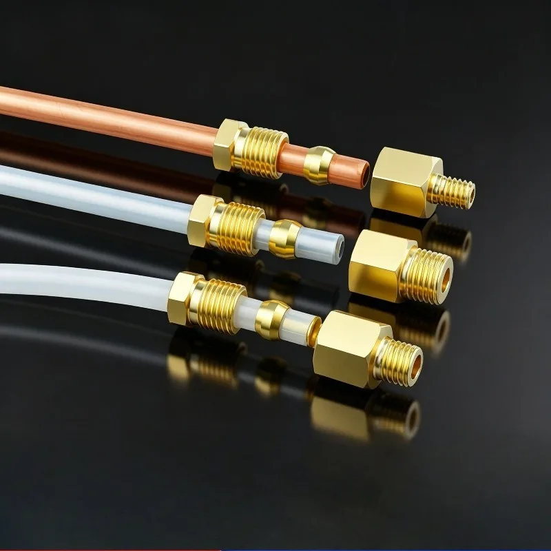 10pcs PD-406 Copper Adapter 4mm Tube 1/8
