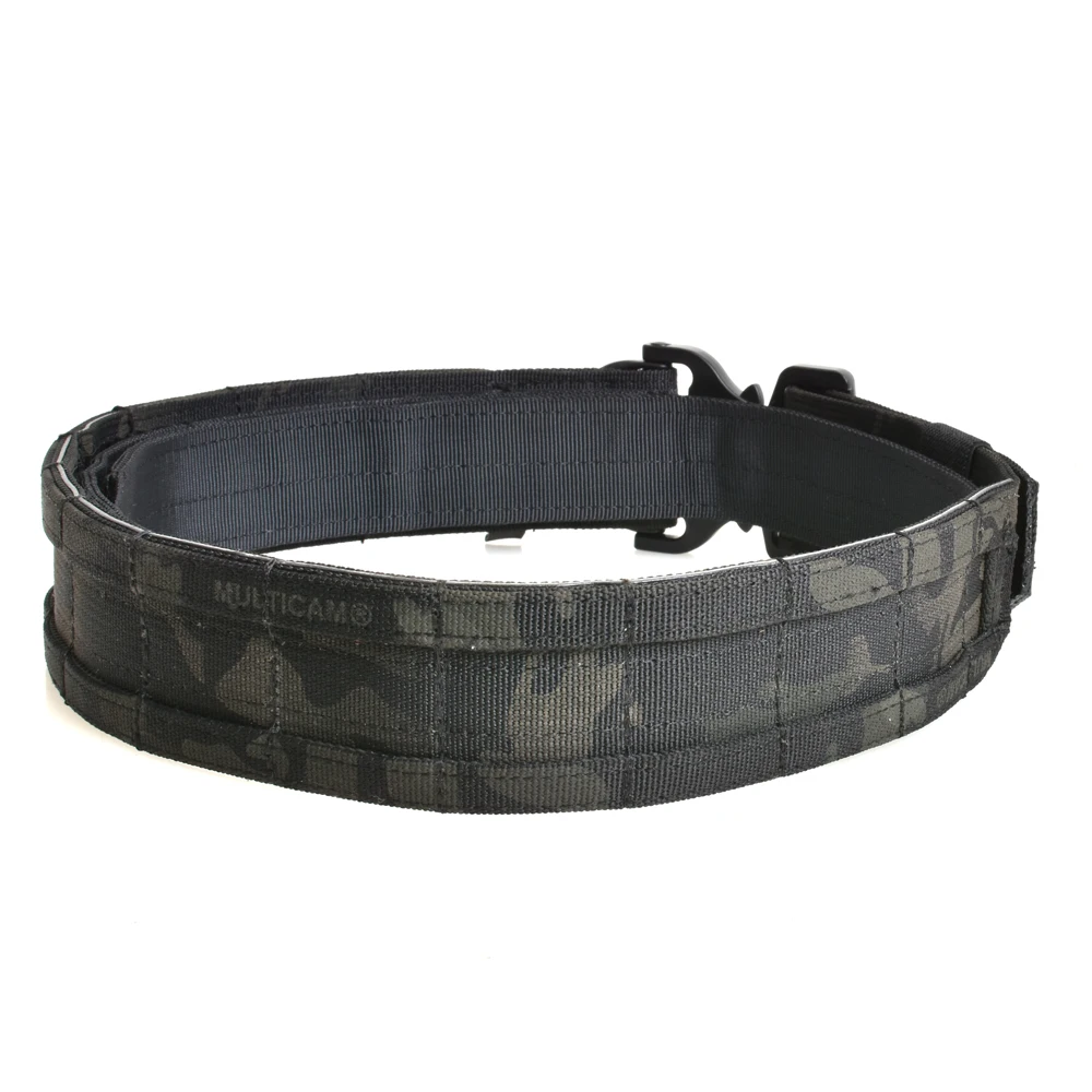 

50cm 2 inch Width Ronin Style Tactical Molle Belt Outdoor Hunting Double Layer Belt Molle System Belt