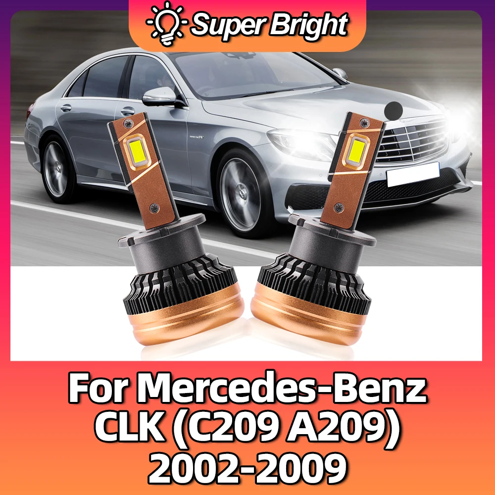 

28000LM D2S светодиодный 90W Car 1:1 HID Bulb 6000K фары для Mercedes-Benz CLK (C209 A209) 2002 2003 2004 2005 2006 2007 2008