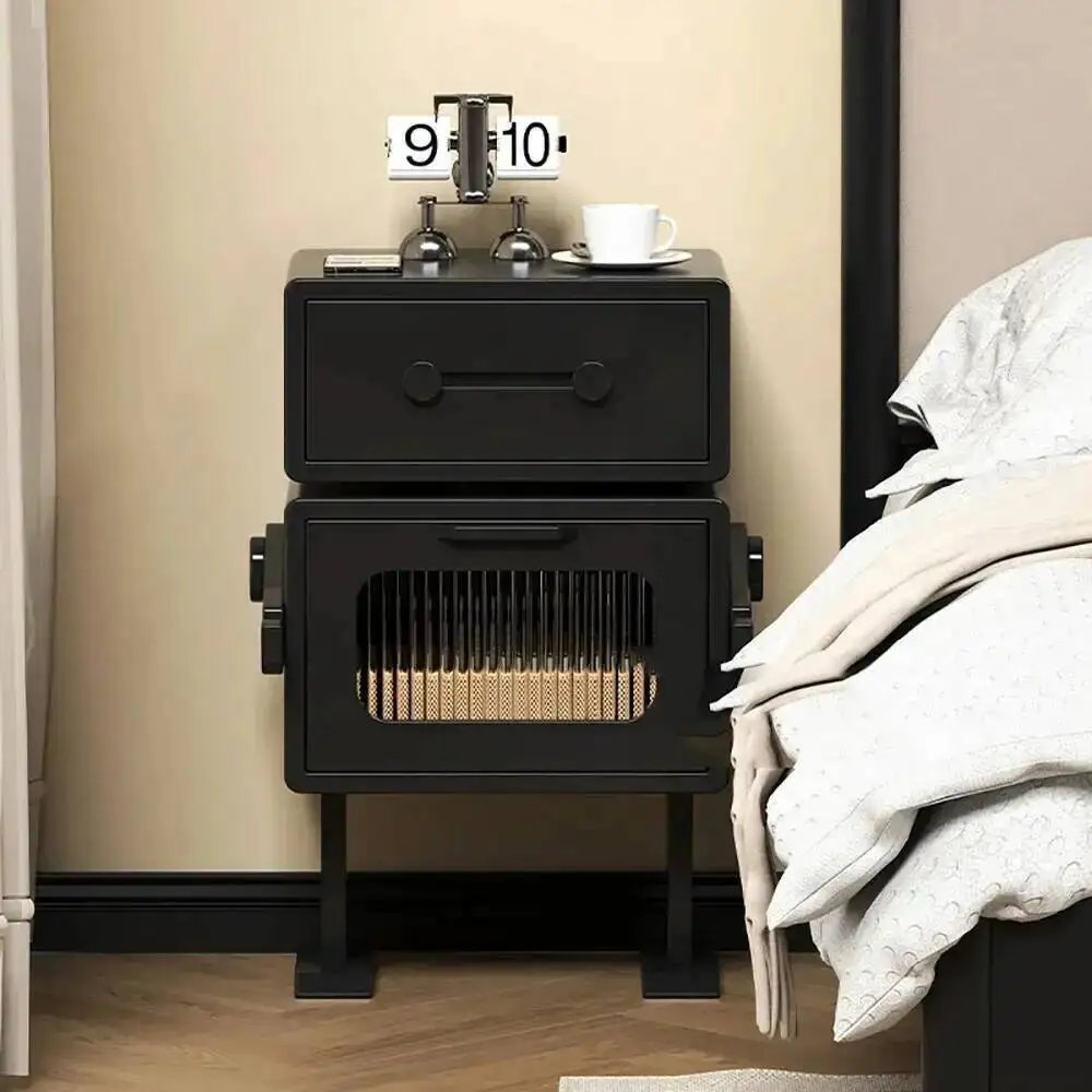 منضدة تخزين لطيفة بتصميم جمالي فريد من نوعه منضدة من Nordic Beauty Mesita De Noche Dormitorio أثاث غرفة النوم