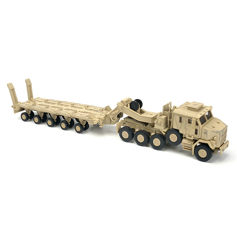 1/72 군사 무기 모델 블록 장난감 군용 공격기 M1070 탱크 수송기 M1A2 에이브람스 주력 전차 전투기 장난감