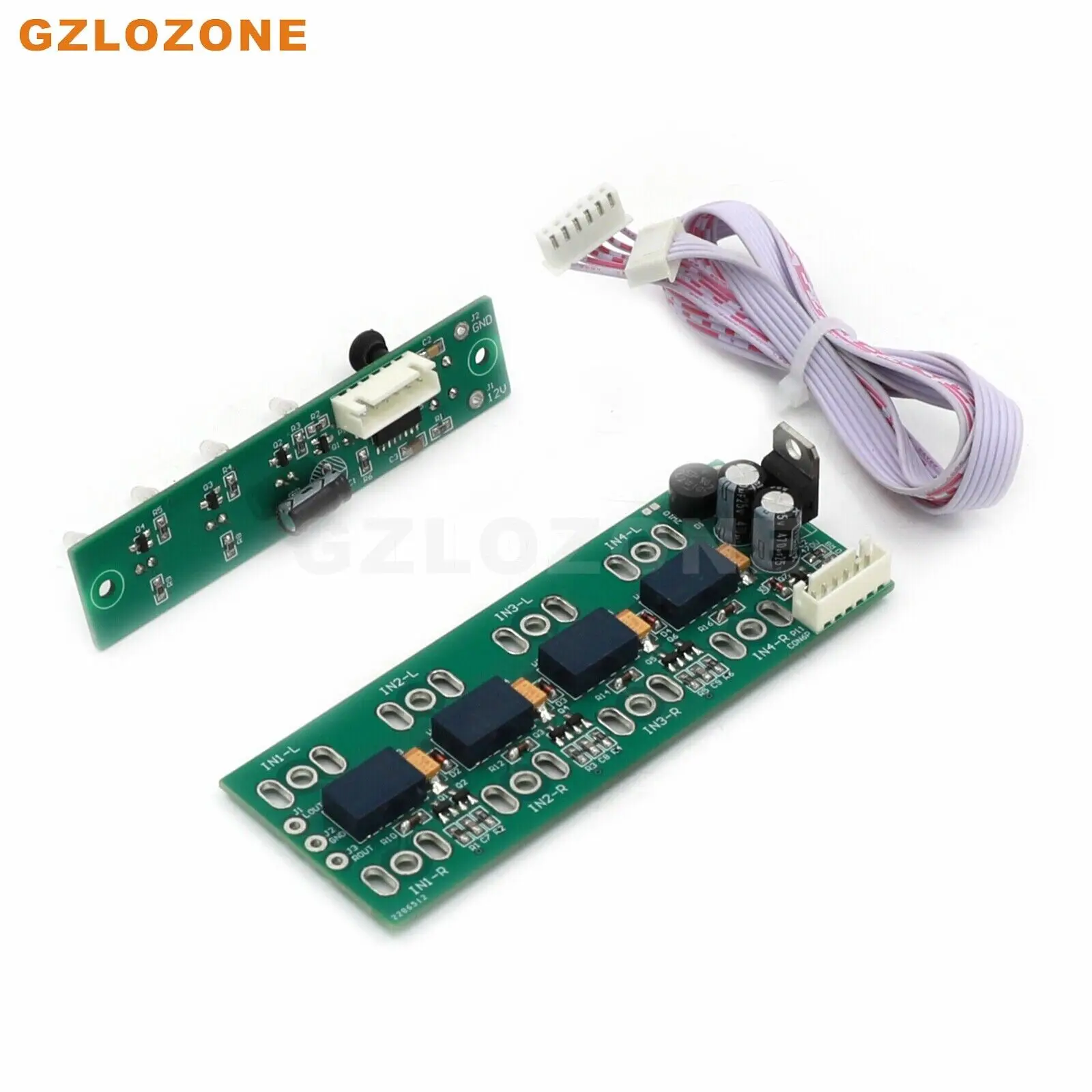 مفتاح زر واحد لإدخال صوت ستيريو ، واختيار المجلس ، MCU ، 4 طريقة ، B6-94