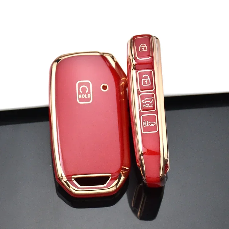 5 Buttons TPU Car Key Case Cover Shell Fob for KIA Sportage R GT Stinger Sorento Ceed Cerato Forte Niro Soul Telluride Keyless