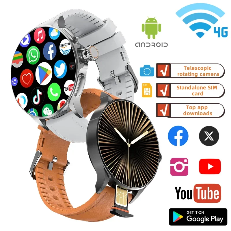

Умные часы GT200 имеют 1,95-дюймовый HD-экран Amoled 750*750 со слотом для SIM-карты, GPS, WIFI, Bluetooth, вращающаяся камера.
