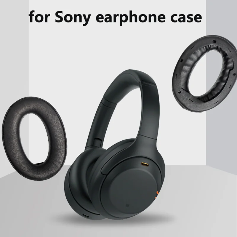 Earphone Replacement Earpad For WH-1000XM4 Wireless Headset Sponge Breathable Ear Pad Cushion Headphone Earpad
