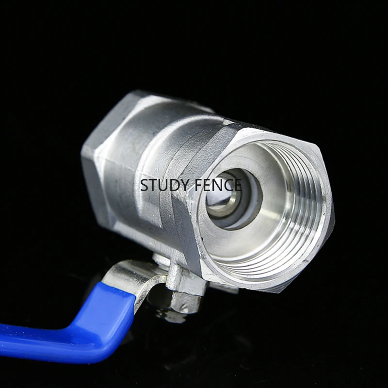 1pc Stainless Steel Ball Valve One Piece Stainless Steel Ball Valve DN8-DN40 Stainless Steel Ball Valve Hardware Accessories