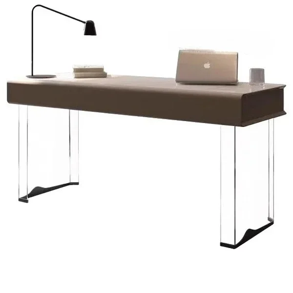 

Acrylic floating desk designer desk modern simple study household small apartment computer desk