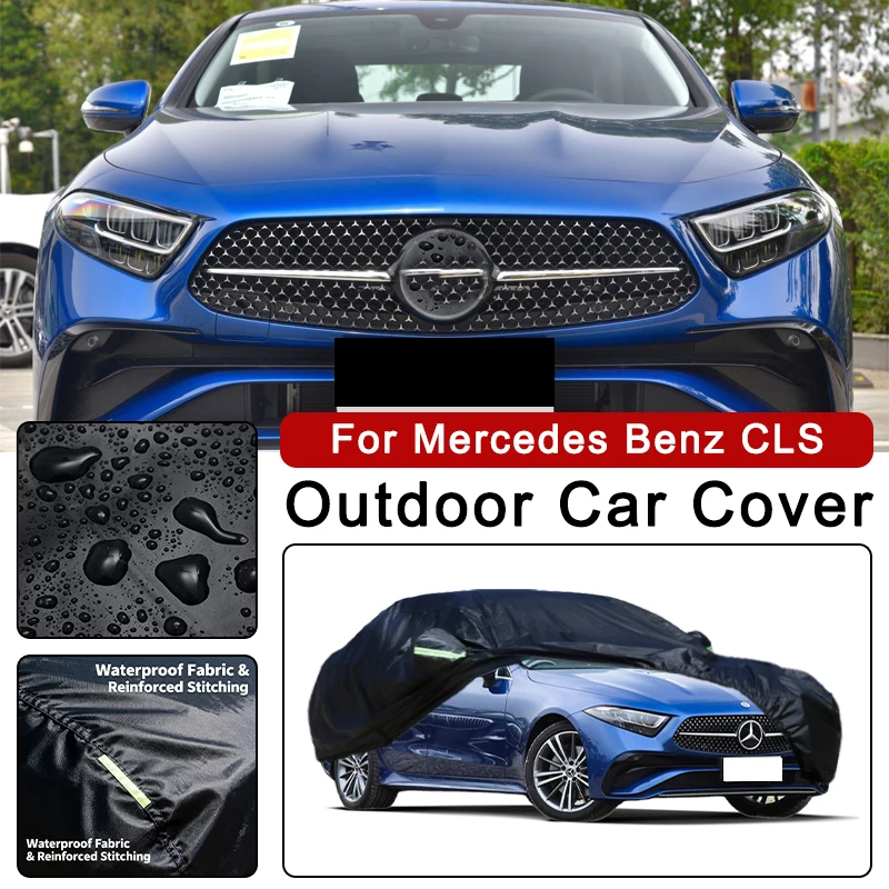 

Всесезонный автомобильный чехол для Mercedes Benz CLS W218 W219 C257 260 300-на открытый полная защита, водонепроницаемый пылезащитный термостойкий