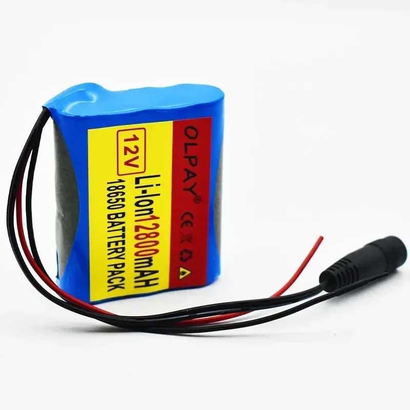 Batterie Au Lithium Rechargeable 12 V 100% MAh 3S1P, 12800, Panneau De Protection, Chargeur 1a, Nouveau, 18650 image 5