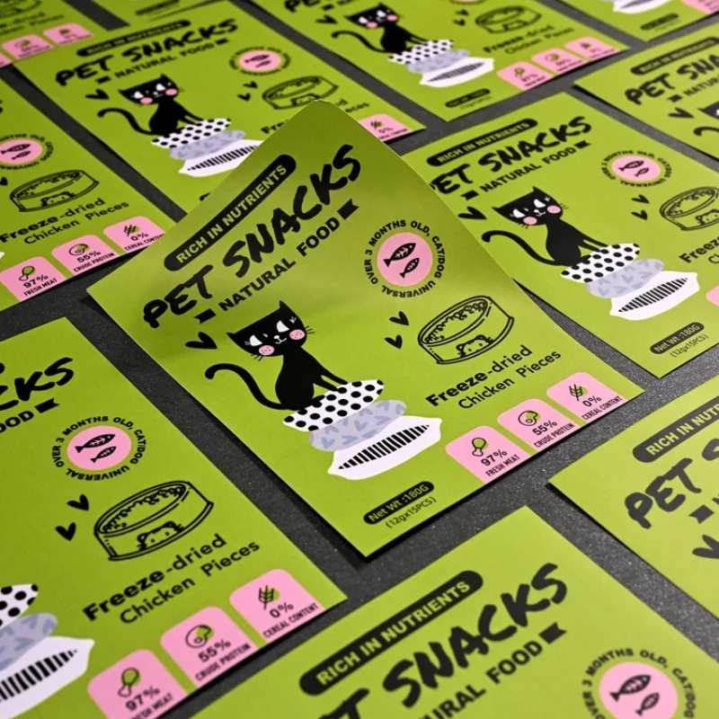 Custom Logo Adhesive Labels, Sealing Stickers Instagram-style Printing for Food Packaging  Personalized Fun Tags view 3