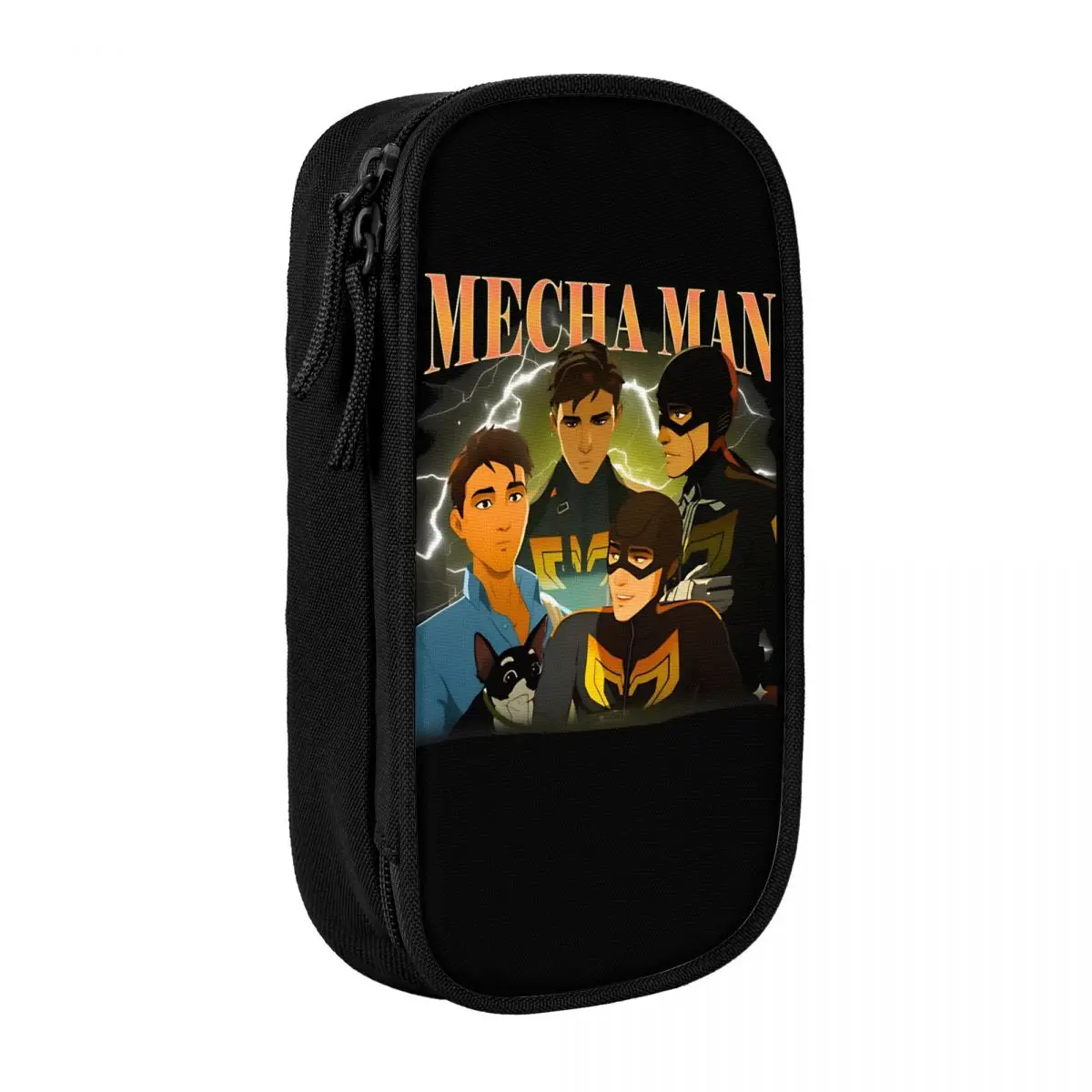 مقلمة Mecha Men Robert Robertson مقلمة كلاسيكية إرسال لعبة صندوق القلم حقيبة للطلاب سعة كبيرة هدايا مكتبية مقلمة