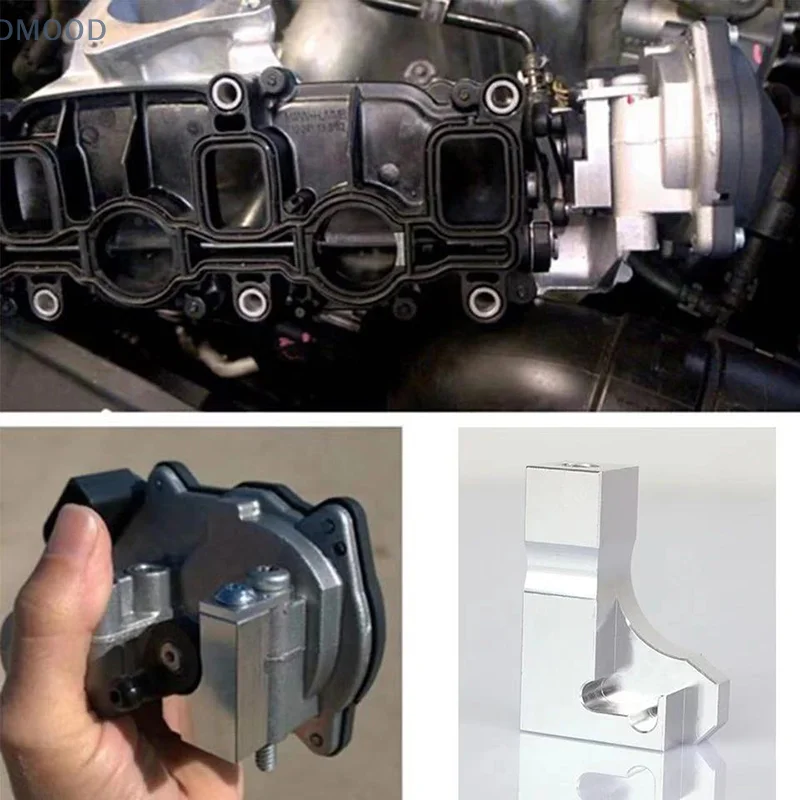 03L129711E Intake Manifold P2015 Braket Perbaikan untuk 2.0 TDI Inlet Aluminium Manifold Flap V157 Kit Motor Aktuator