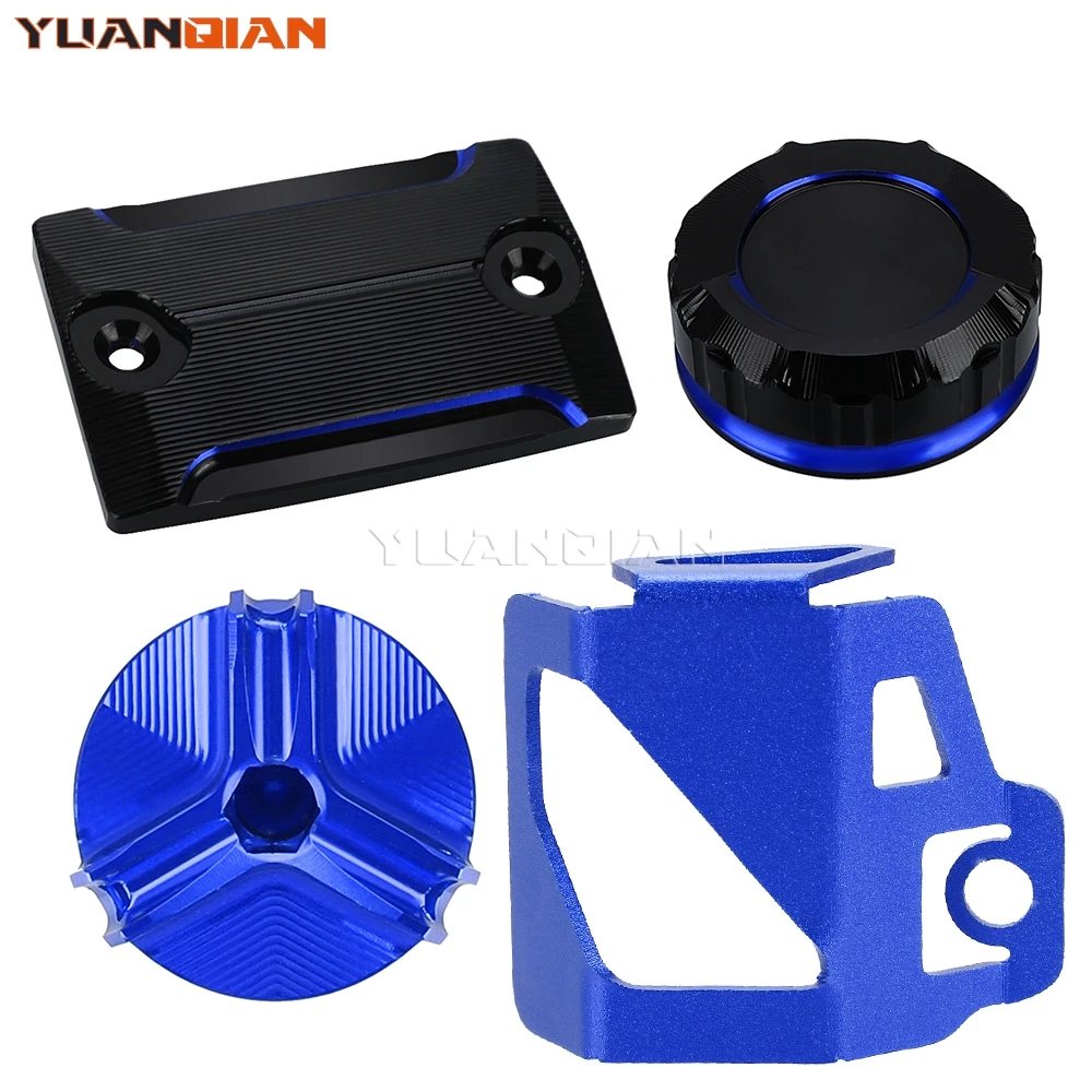 For Yamaha XT1200Z Super Tenere 1200 2010-2024 2025 Motorcycle Accessories Front Rear Brake Fluid Reservoir Cover Engine Oil Cap