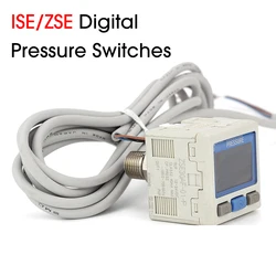 SMC Type ZSE30AF ISE30A Digital Display Pressure Electronic Pressure Switch Gauge ISE30A 01 ZSE30AF ZSE30A ISE40A ZSE40AF