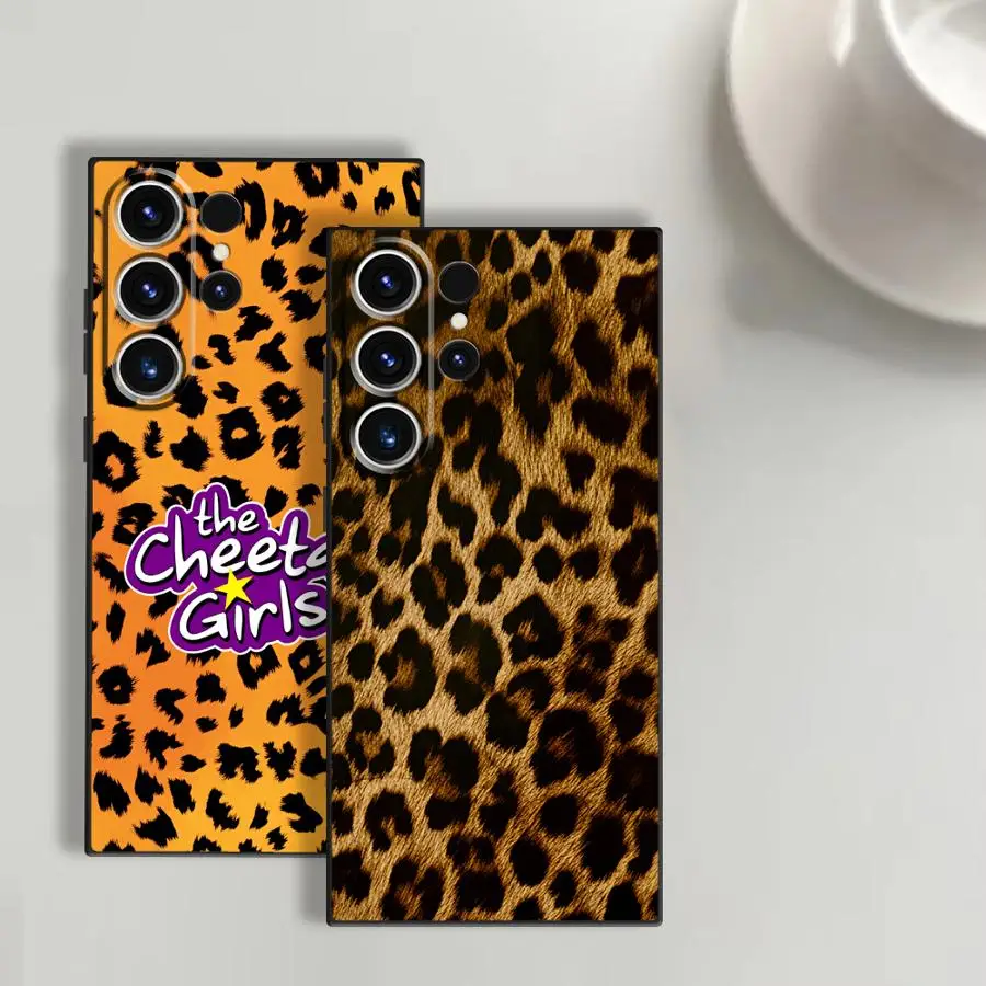 Leopard Print Case for Samsung Galaxy S26 Ultra S24 S20 Ultra S10 S9 S21 FE S23 S25 Plus Note 20 8 9 10 Funda Phone Cover