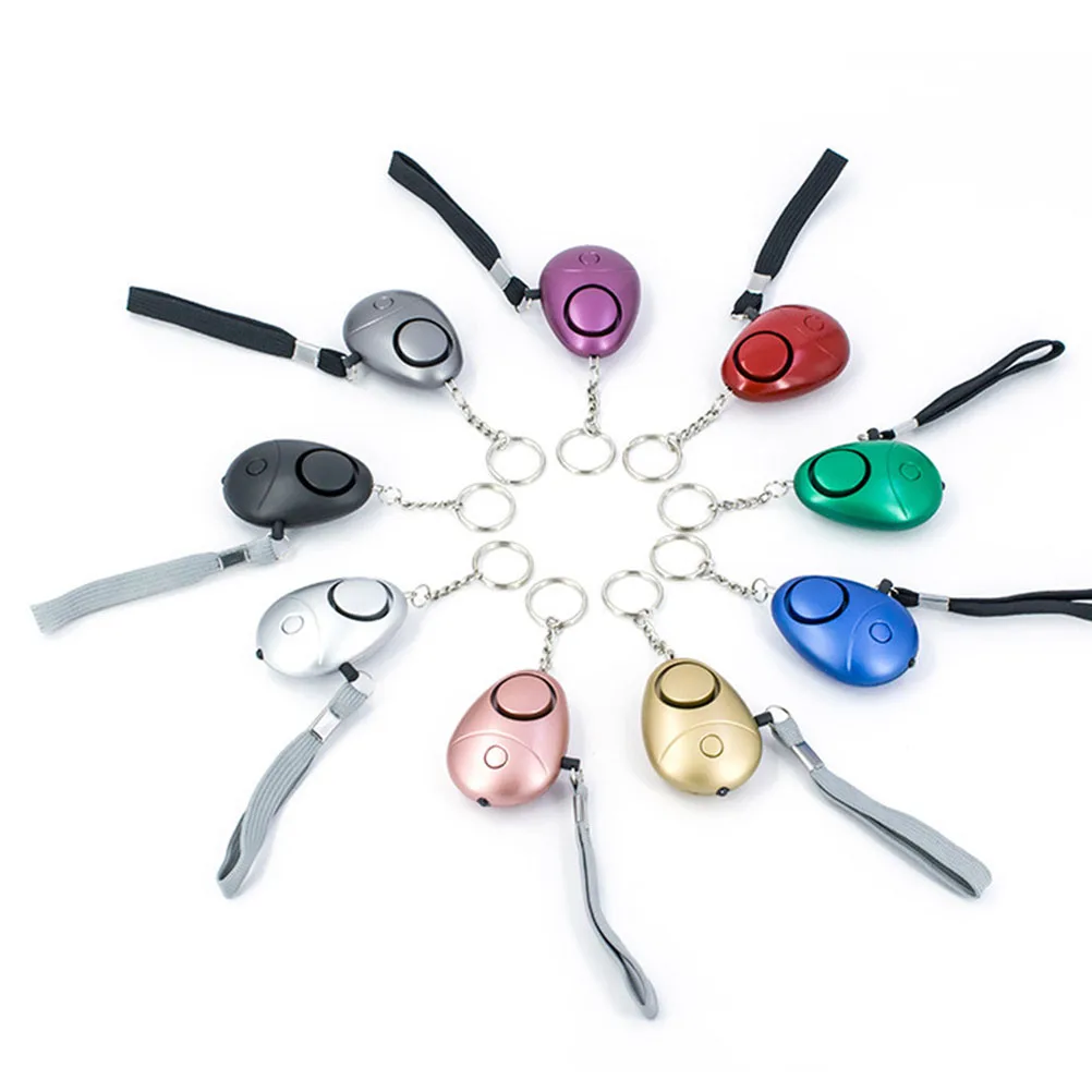 3 قطعة إنذار الطوارئ الأمن الشخصي تنبيه الصوت المدافع مع مصباح يدوي للركض العمال الوحيد السفر #3