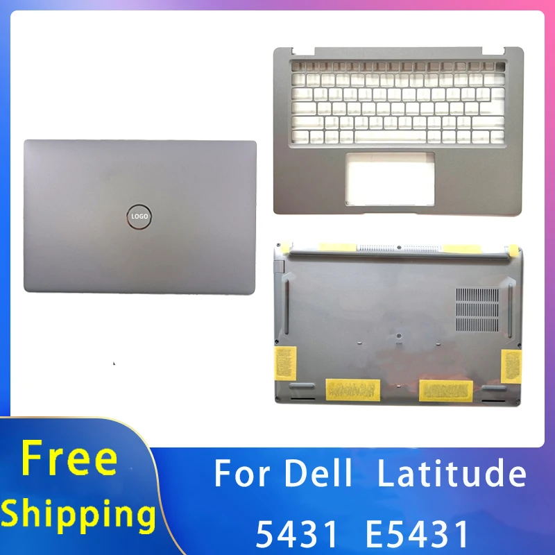 New For Dell Latitude 5431 E5431 Replacemen Laptop Accessories Lcd Back Cover/Palmrest/Bottom With LOGO Silvery Gray 0PFHNJ