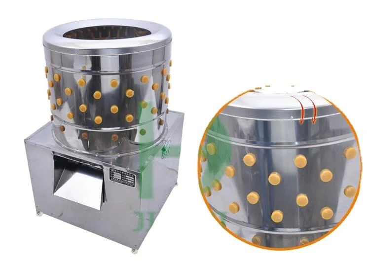 ماكينة ناتف الدجاج من الفولاذ المقاوم للصدأ موديل 30 مزيل ريش الدواجن الثقيلة مع مكون أساسي للمحرك الجديد #3