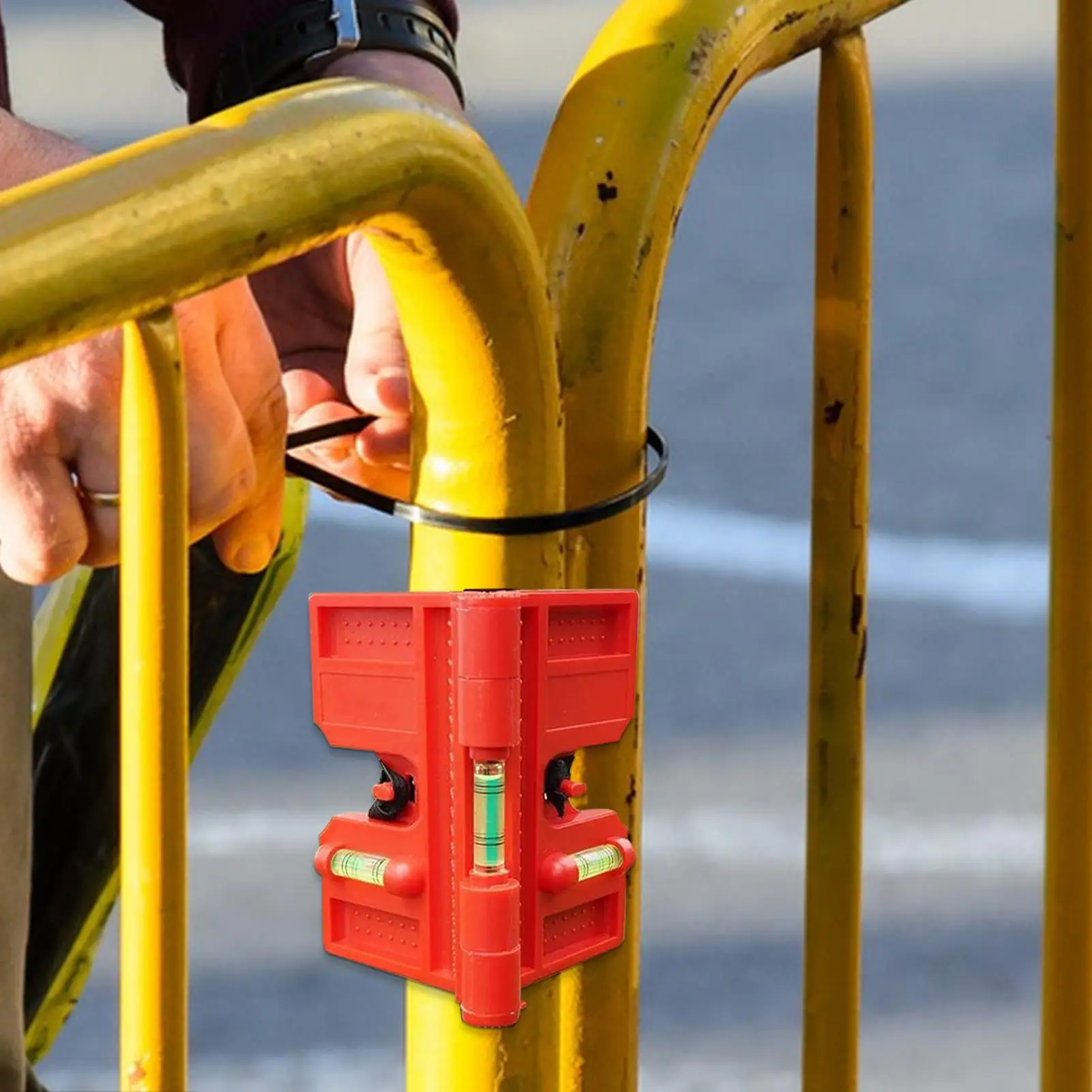 Regla Horizontal magnética plegable de nivel de poste, herramienta de nivel de poste magnético para taller de carpintería, renovación de construcción de plomería