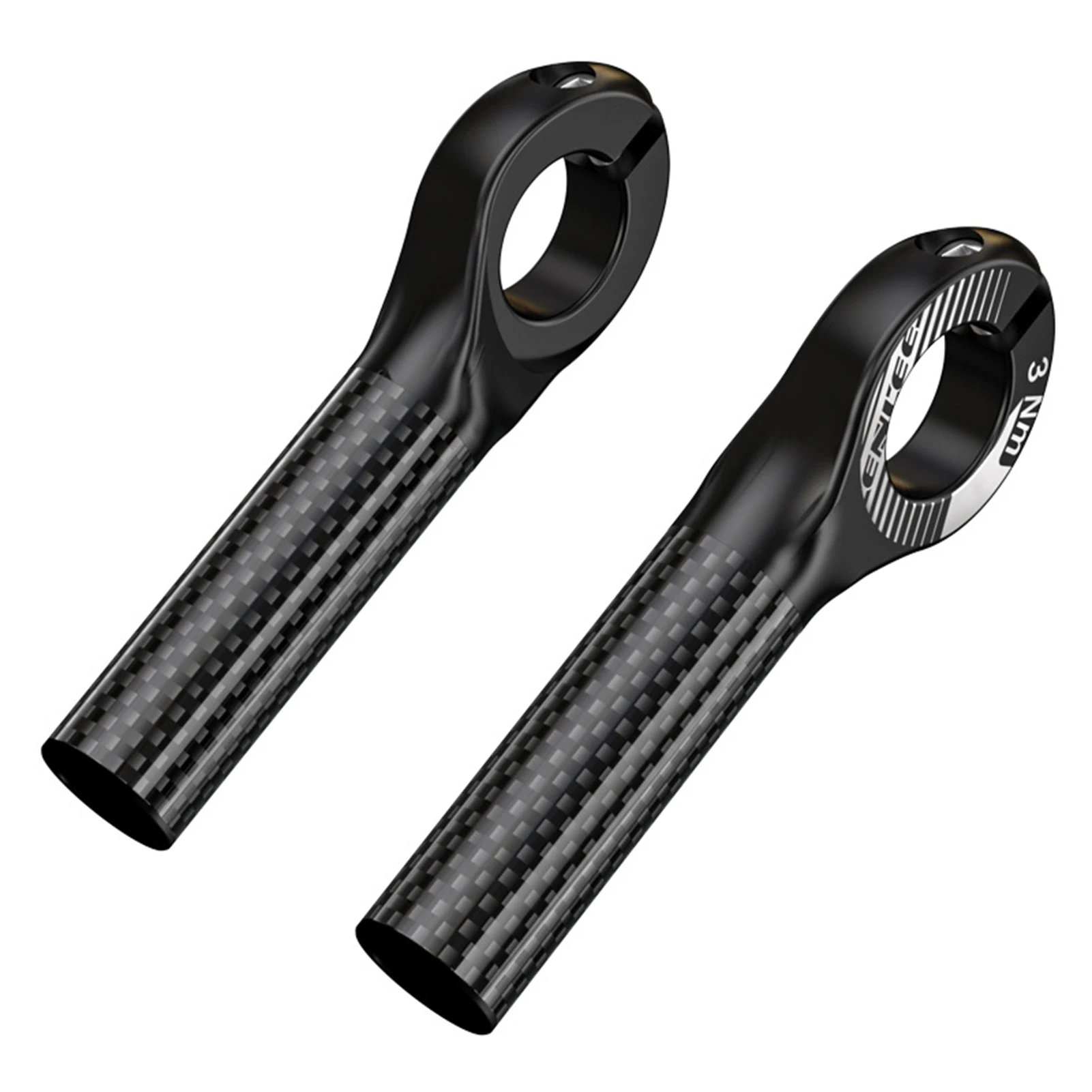 Carbon Fiber Bicycle Handlebar Ends Mountain Bike Handlebar Grip Bike Vice Handlebar