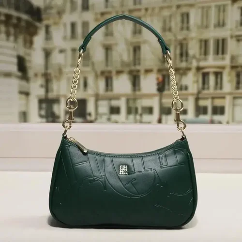 Imagen 2 del producto CH bolso de mano para mujer, partición de moda, marca de lujo duradera, bolso de luna doblada de gran capacidad, bolso de hombro tipo bandolera Simple