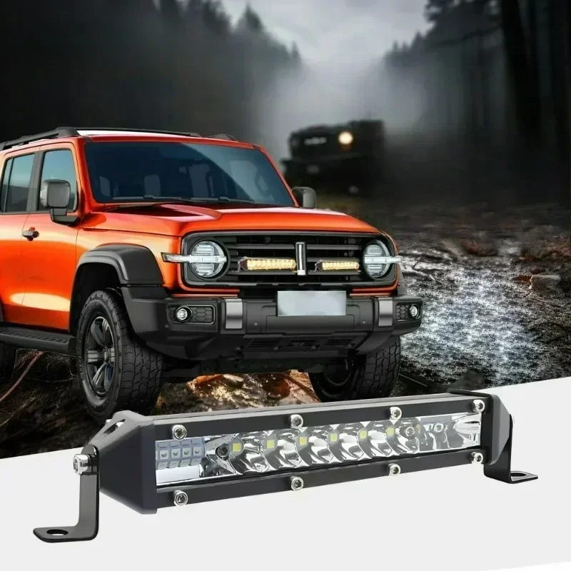 2pcs for Flood Spot Light Tractor Truck Off Road ATV UTV UAZ 7 Inch 12V 24V Led Work Light Driving Fog Lamp  Led Light Bar