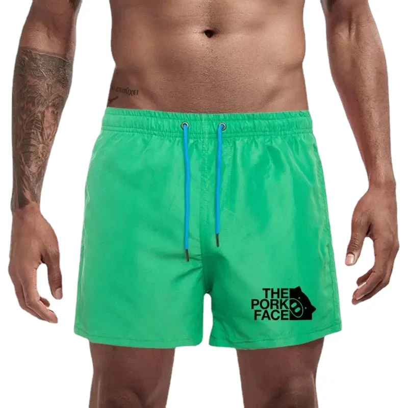 Beach Shorts Summer Quick-drying Men's Board Swimsuit Outdoor Fitness Jogging Leisure Trunks Surfing Men's Sports Pants S-4XL